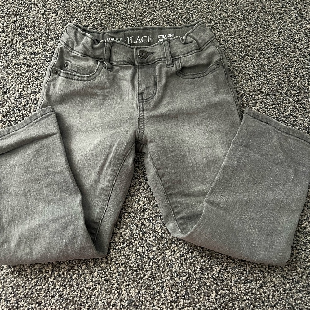 Boys gray wash jeans